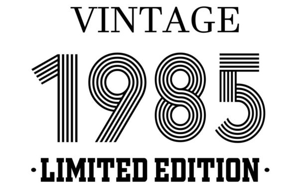 Download Vintage Since 1985 Svg, Birthday Svg, 37 - Day Collection