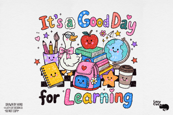 Download Back to School Good Day Hand-Drawn PNG - Day Collection