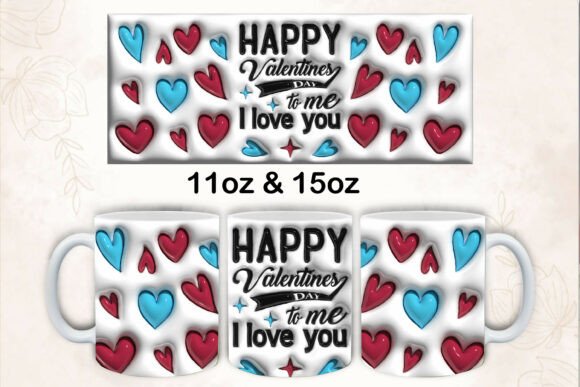Download 3d Inflated Happy Valentines Day I Love - Day Collection