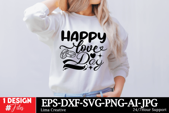 Download Happy Love Day SVG Cut File - Day Collection