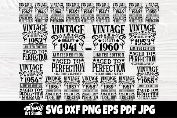 Download Vintage Birthday, 1941-1960 Birthday - Day Collection