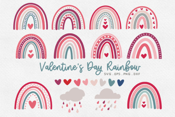 Download Valentine's Day Boho Rainbow&nbsp; - Day Collection