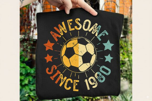Download Awesome Since 1980 Soccer Birthday - Day Collection