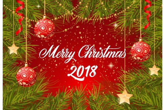 Download Merry Christmas 2018 Lettering. Holiday - Day Collection