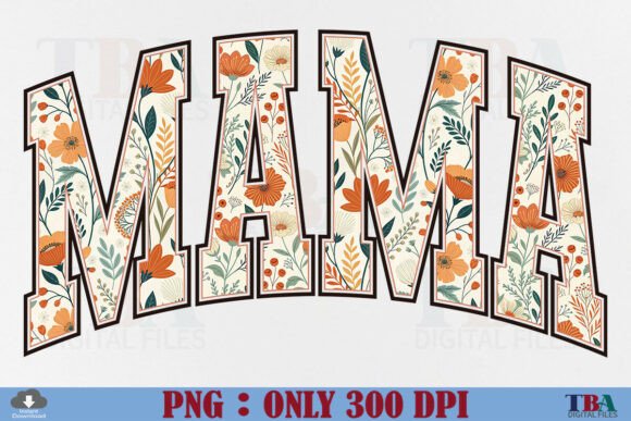 Download Boho Floral Mama Mother's Day Gift PNG - Day Collection