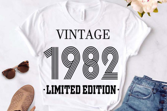 Download Vintage Since 1982 Svg, Birthday Svg, 40 - Day Collection