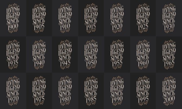 Download Vintage Lettering Birthday Quote Bundle - Day Collection