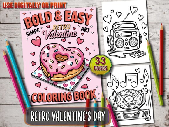 Download 90s Valentine's Day Coloring Pages - Day Collection