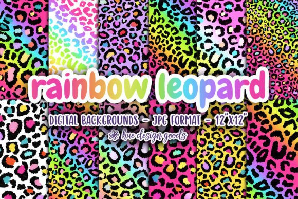 Download Rainbow Leopard Pattern Backgrounds - Pattern Collection