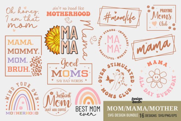Download Mother's Day Retro SVG Bundle - Day Collection
