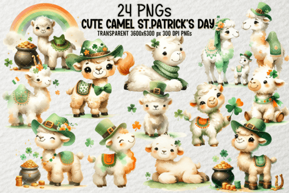 Download Cute Camel St.Patrick’s Day Clipart - Day Collection