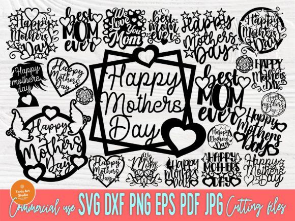 Download Happy Mothers Day SVG, Cake Topper Svg - Day Collection