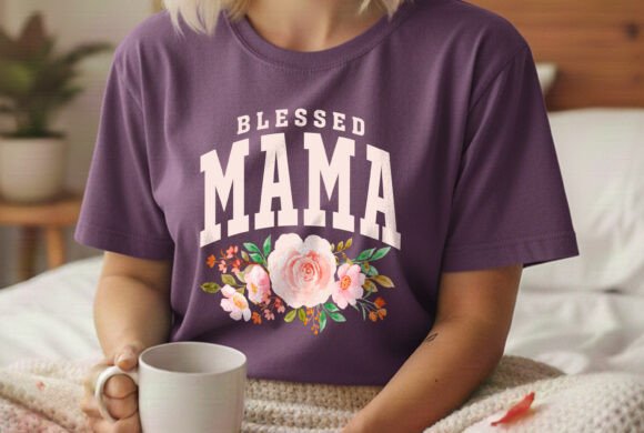 Download Blessed Mama Mothers Day Tshirt Design - Day Collection