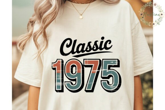 Download Classic 1975 Birthday Sublimation Design - Day Collection