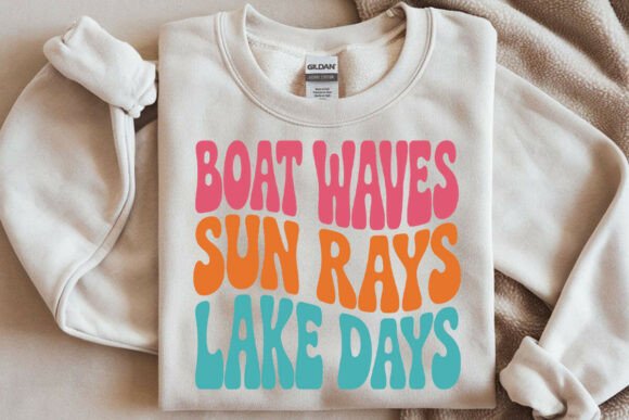 Download Boat Waves Sun Rays Lake Days SVG - Day Collection
