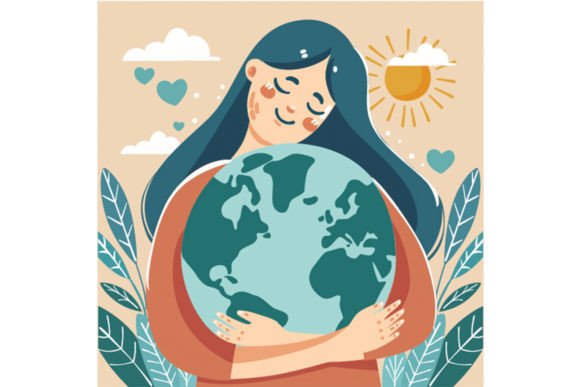 Download Cartoon Mother Earth Day Illustration - Day Collection