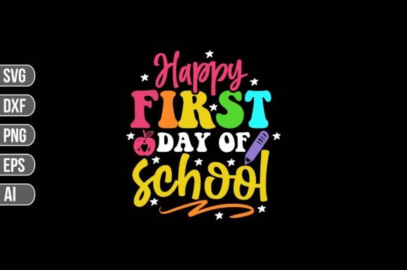 Download Happy First Day of School SVG - Day Collection