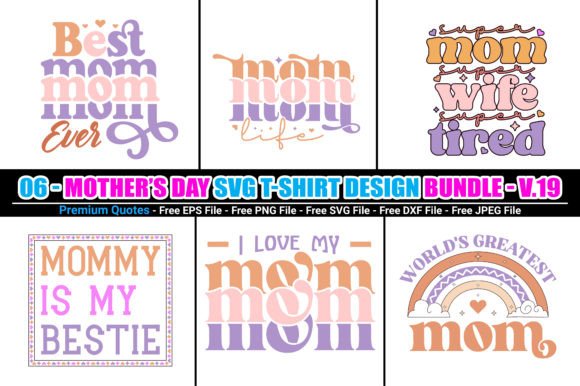 Download Mother’s Day Retro SVG Design Bundle - Day Collection