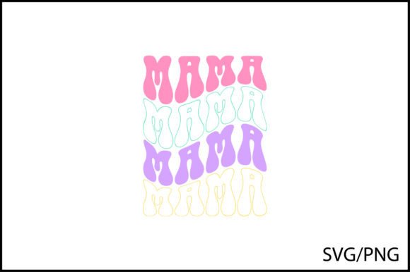 Download Mama Retro T-shirt Design - Premium Resources