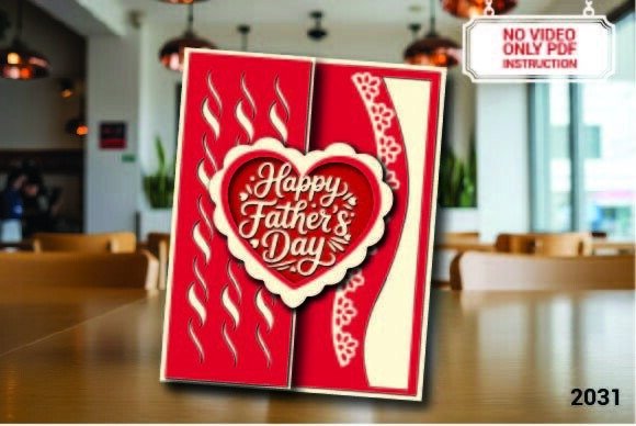 Download Happy Father’s Day Folding Card SVG 2031 - Day Collection