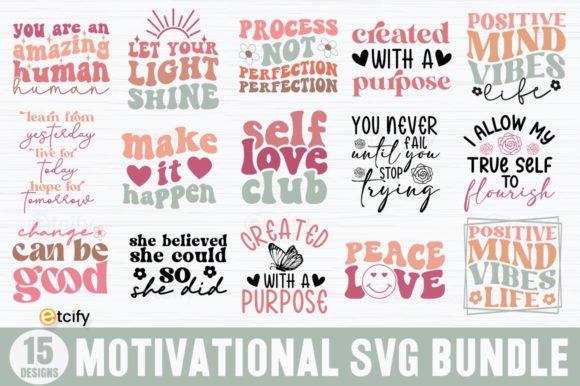 Download Motivational SVG Bundle - Premium Bundle