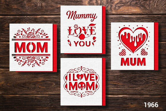Download Mother’s Day Gift Card Svg Bundle 1966 - Day Collection