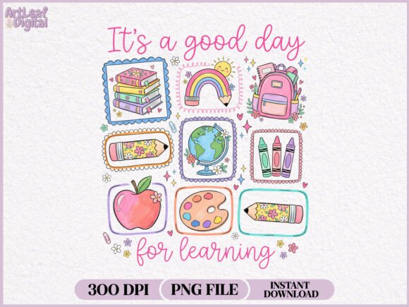 Download It's a Good Day for Learning PNG - Day Collection
