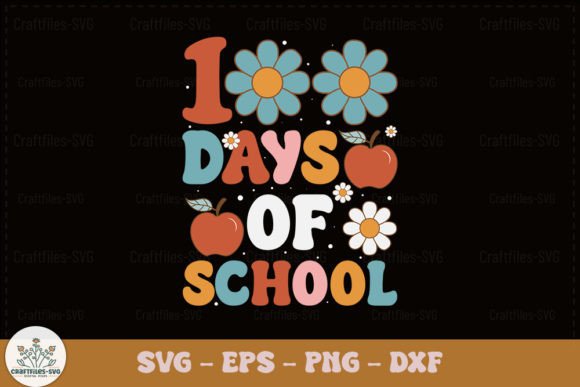 Download 100 Days of School - Retro SVG - Day Collection