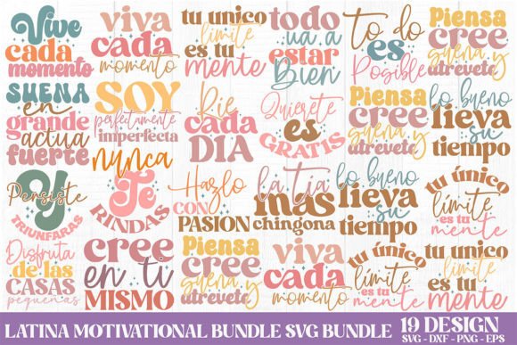 Download Latina Motivational SVG Bundle - Premium Bundle