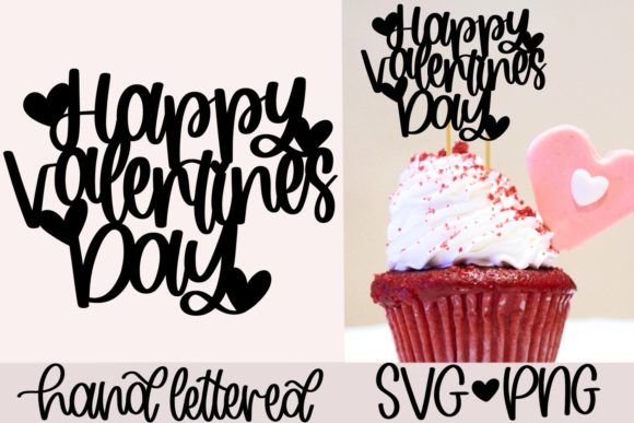 Download Happy Valentine's Day Cake Topper Svg - Day Collection