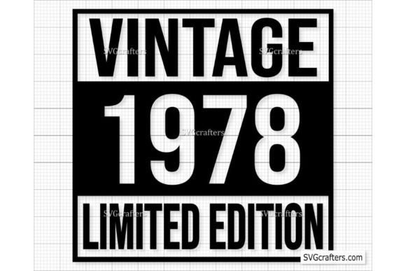 Download Vintage 1978 Svg Png, 44th Birthday Svg - Day Collection