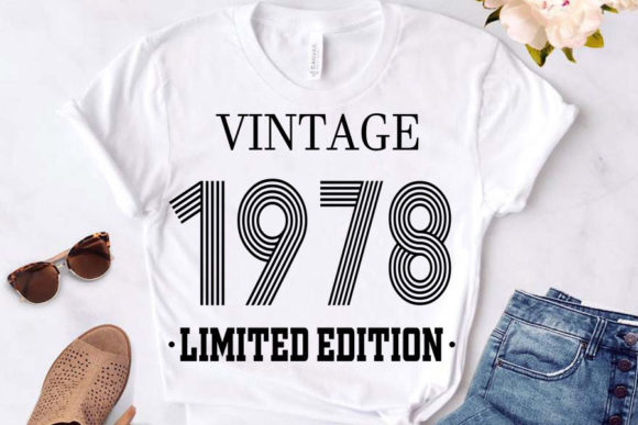 Download Vintage Since 1978 Svg, Birthday Svg, 44 - Day Collection