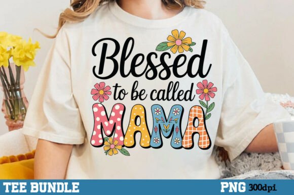 Download Blessed Mama, Mother's Day Png, Retro Ma - Day Collection