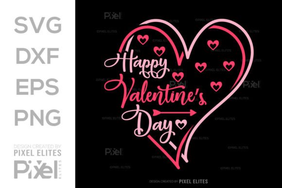 Download Happy Valentines Day SVG Quote Design - Day Collection