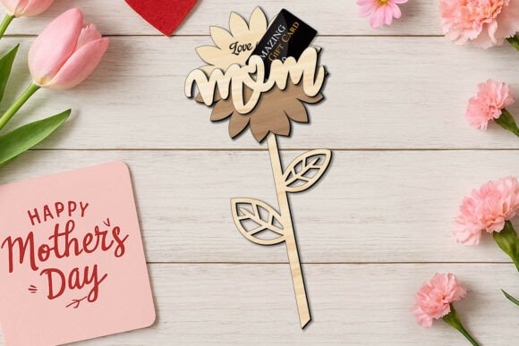 Download SVG Mom Sunflower Mother's Day Gift Card - Day Collection